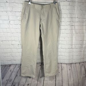 Under Armour UA Drive Golf Pants Khaki Chino size 36x30 Style 1350053